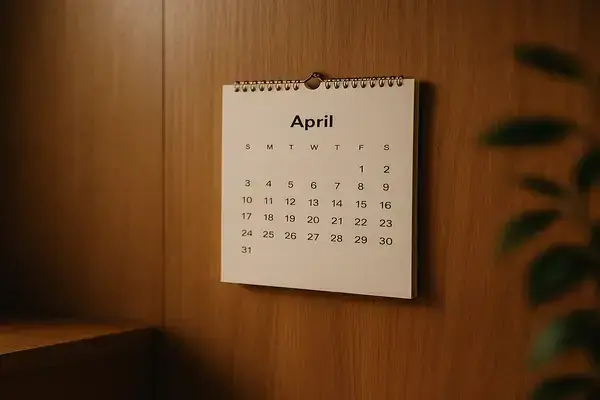 Calendários de Parede Minimalistas para Organização Familiar Compacta