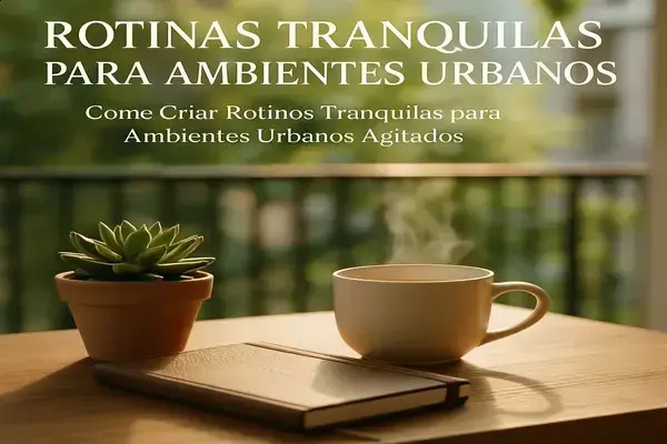 Como Criar Rotinas Tranquilas para Ambientes Urbanos Agitados