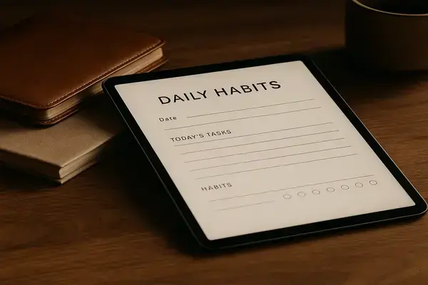 Como Organizar Hábitos Diários com Planners Minimalistas Digitais