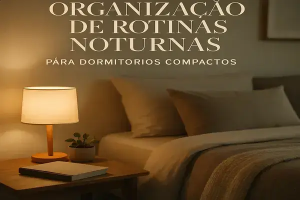 Organização de Rotinas Noturnas para Dormitórios Compactos