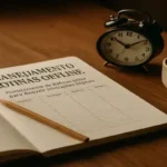 Planejamento de Rotinas Offline para Reduzir Distrações Digitais