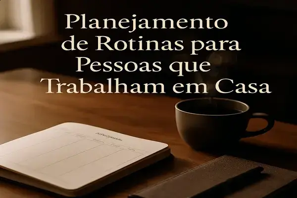 Planejamento de Rotinas para Pessoas que Trabalham em Casa
