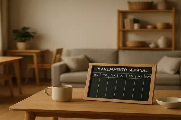 Planejamento Semanal Minimalista para Famílias com Pouco Espaço
